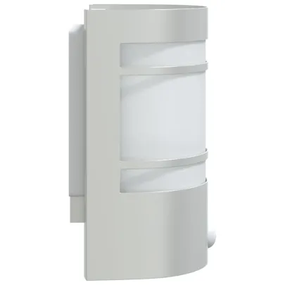 Lămpi Exterior cu Senzor Mișcare 2 buc - Oțel Inox IP44