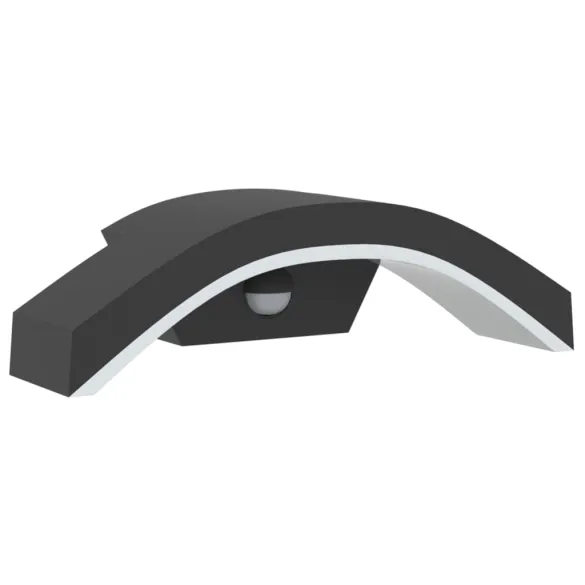 Lămpi LED Exterioare cu Senzor Mișcare - 2 buc., Negru