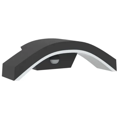 Lămpi LED Exterioare cu Senzor Mișcare - 2 buc., Negru