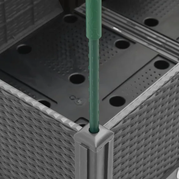 Jardinieră Grădină cu Spalier Gri - Plantare Verticală