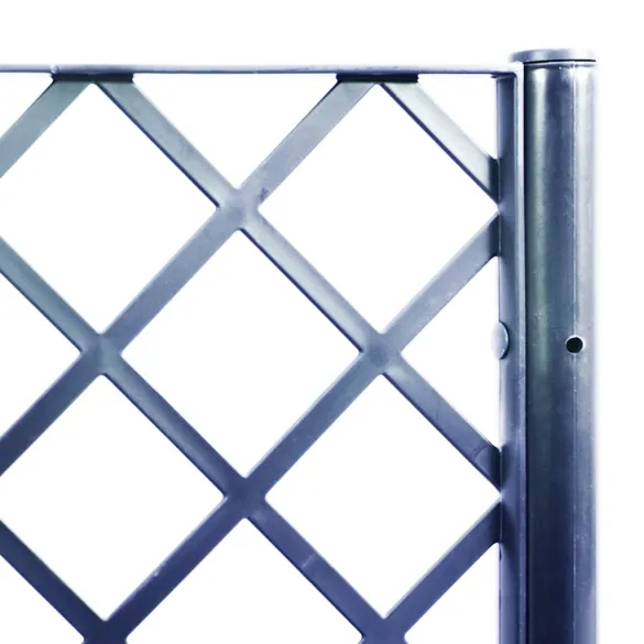 Jardinieră Grădină cu Spalier - Albastru Gri - 40x40x142 cm