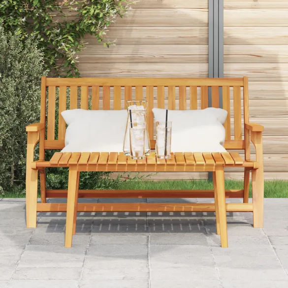 Masă Cafea Exterior Lemn Acacia Masiv 90x45x40 cm