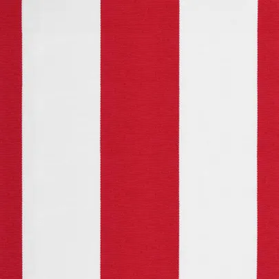 Pânză Copertină Rezervă Dungi Roșii-Albe 4,5x3m - Rezistentă