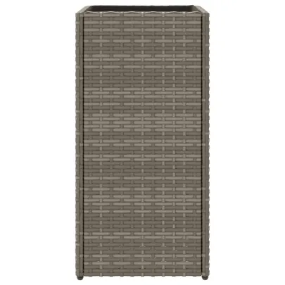 Jardinieră Grădină Gri - Poliratan Rezistent - Livrare Gratuită