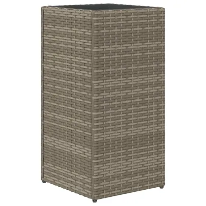 Jardinieră Grădină Gri - Poliratan Rezistent - Livrare Gratuită