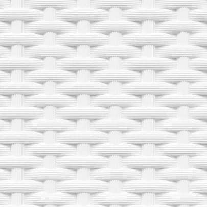 Jardiniere Polipropilena - Set 2 Bucati - Alb - 30x30x37 cm