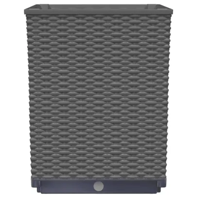 Jardiniere Polipropilena - Set 2 Bucati - Negru