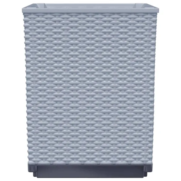 Jardiniere Gri Polipropilenă - Set 2 Bucăți - Livrare Gratuită