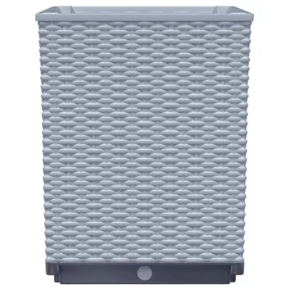 Jardiniere Gri Polipropilenă - Set 2 Bucăți - Livrare Gratuită