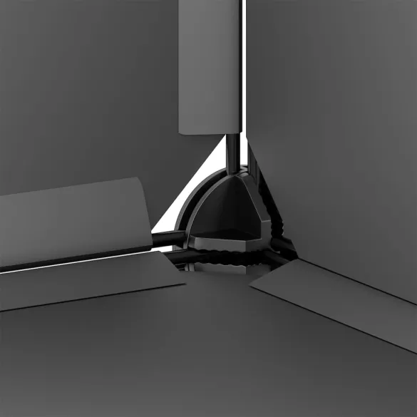 Cușcă pentru Animale Mici - Negru - PP și Oțel - Livrare Gratuită