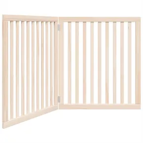 Poartă Pliabilă Câini - Lemn de Plop - 160 cm - Livrare Gratuită 2