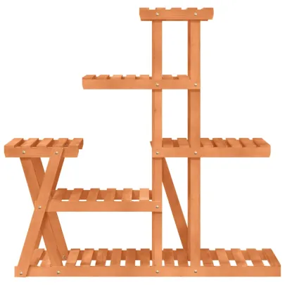 Suport Flori Lemn Masiv Brad - 95x25x96 cm