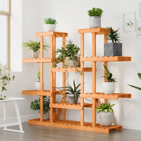 Suport Flori Lemn Masiv de Brad - 110 cm | Livrare Gratuită