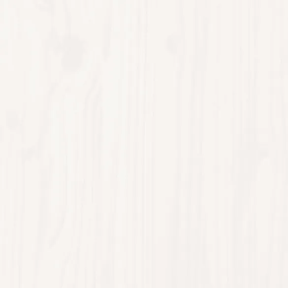 Jardinieră Grădină Albă din Lemn Masiv de Pin - 62x50x57 cm