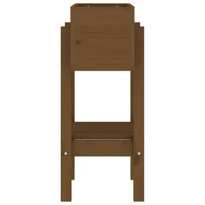 Jardinieră Grădină Lemn Masiv Pin - Maro Miere 62x30x69 cm