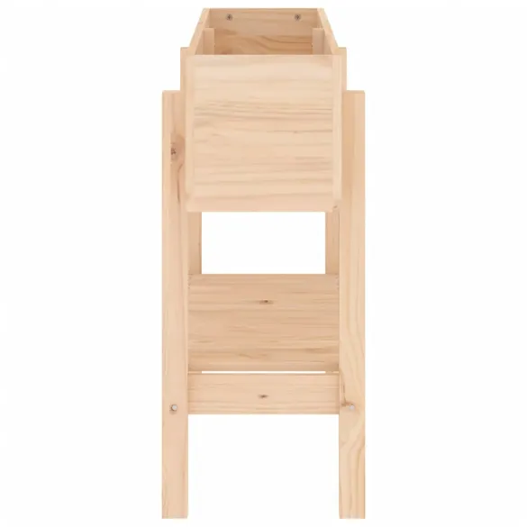 Strat Înălțat Grădină Lemn Masiv de Pin - Livrare Gratuită