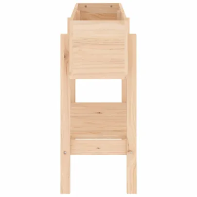 Strat Înălțat Grădină Lemn Masiv de Pin - Livrare Gratuită