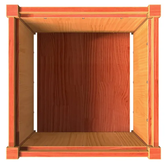 Jardinieră Grădină Lemn Masiv Pin - 50x50x50 cm