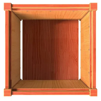 Jardinieră Grădină Lemn Masiv Pin - 50x50x50 cm