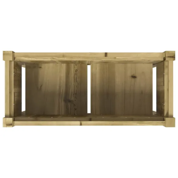 Jardinieră Grădină Lemn Pin - 70x31x70 cm - Livrare Gratuită