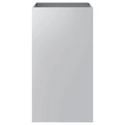 Jardinieră Argintie Oțel Galvanizat 42x38x75 cm