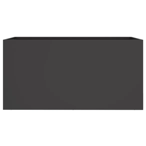 Jardinieră Oțel Negru pentru Grădină și Balcon