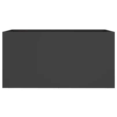 Jardinieră Oțel Negru pentru Grădină și Balcon