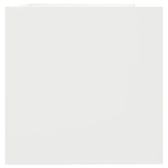 Jardinieră Albă Oțel pentru Grădină și Balcon