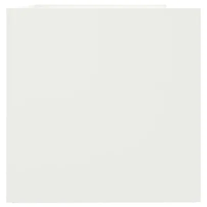 Jardinieră Albă Oțel pentru Grădină și Balcon