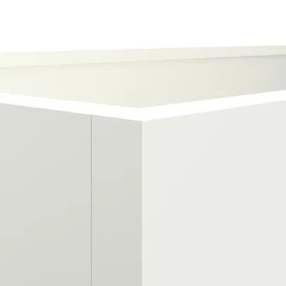 Jardinieră Albă Oțel pentru Grădină și Balcon