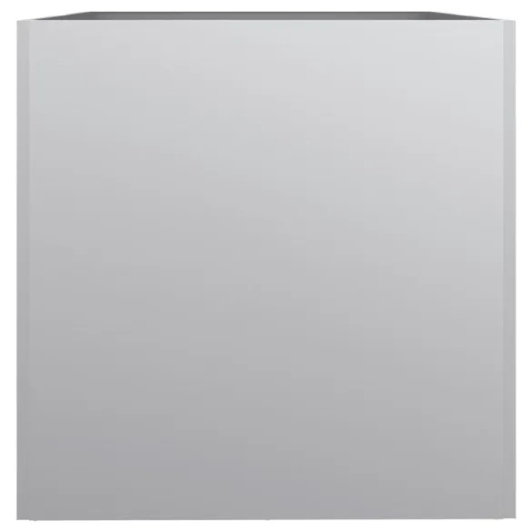 Jardinieră Argintiu Oțel Galvanizat 62x47x46 cm | Livrare Gratuită