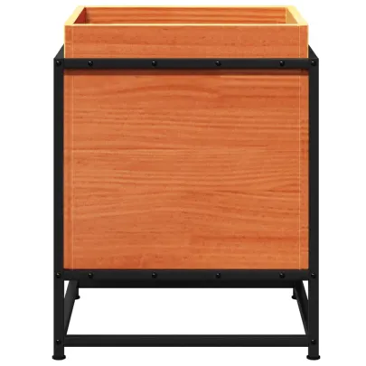 Jardinieră Grădină Lemn Masiv Pin - 40x40x50 cm Maro