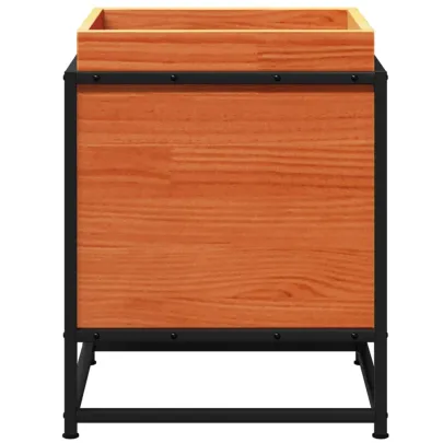 Jardinieră Grădină Lemn Masiv Pin - 40x40x50 cm Maro