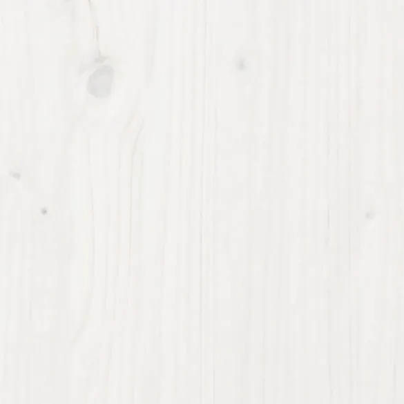 Jardinieră Grădină Albă - Lemn Masiv de Pin | Livrare Gratuită