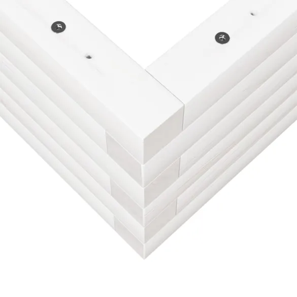 Jardinieră Grădină Albă - Lemn Masiv de Pin | Livrare Gratuită