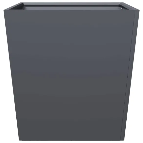 Jardinieră Grădină Antracit Oțel 50x50x50 cm - Livrare Gratuită