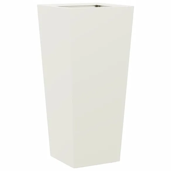 Jardinieră Grădină Albă Oțel - Livrare Gratuită