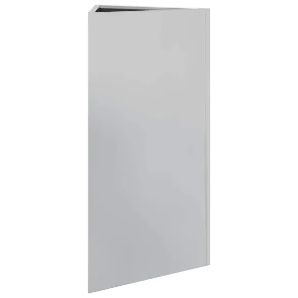 Jardinieră Grădină Triunghiulară - Oțel Galvanizat - 40x40x75 cm