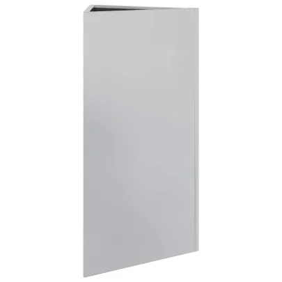 Jardinieră Grădină Triunghiulară - Oțel Galvanizat - 40x40x75 cm