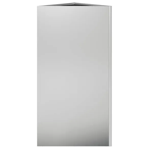 Jardinieră Grădină Triunghiulară - Oțel Galvanizat - 40x40x75 cm