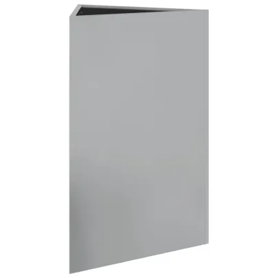 Jardinieră Grădină Triunghiulară - Oțel Galvanizat 50x43x75 cm