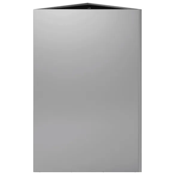 Jardinieră Grădină Triunghiulară - Oțel Galvanizat 50x43x75 cm