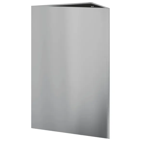 Jardinieră Grădină Triunghiulară - Oțel Galvanizat 50x43x75 cm