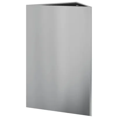 Jardinieră Grădină Triunghiulară - Oțel Galvanizat 50x43x75 cm