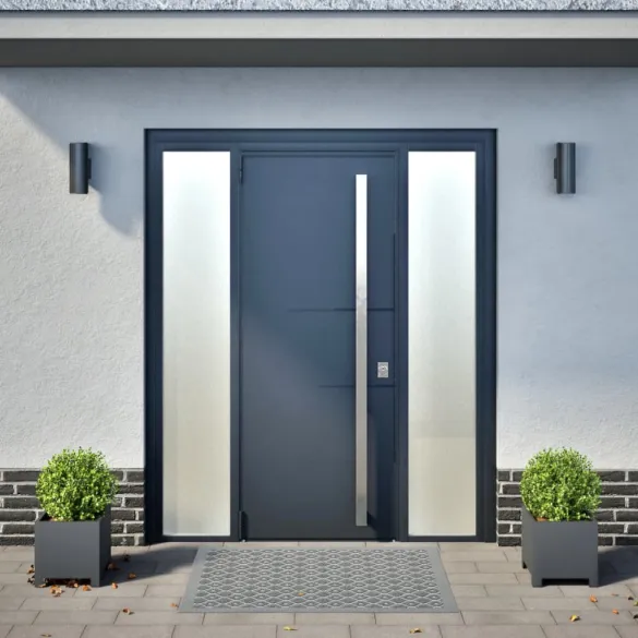 Jardiniere Grădină Oțel Antracit 30x30x30 cm - 2 bucăți