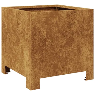 Jardiniere Oțel Intemperii 30x30x30 cm - 2 bucăți