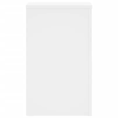 Suporturi Plante Lemn Alb - 2 bucăți - 30x30x50 cm