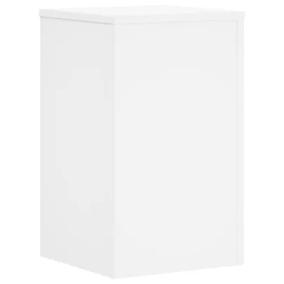 Suporturi Plante Lemn Alb - 2 bucăți - 30x30x50 cm