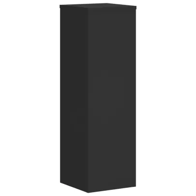 Suporturi Plante Lemn Negru - 2 bucăți, 80 cm - Gratis Livrare