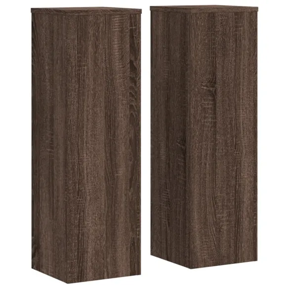 Suporturi Plante din Lemn Stejar - 2 bucăți, 80cm